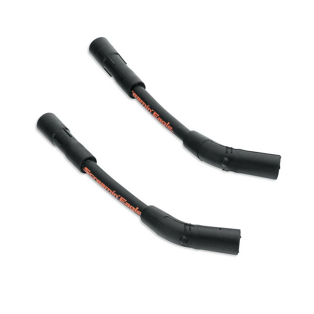 スクリーミンイーグル 10mmファットスパークプラグワイヤー レッド