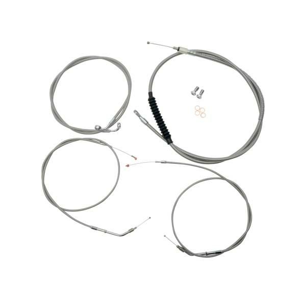 LA Choppers ステンメッシュ・ケーブルキット 18～20インチ スポーツスター2007～2021-01