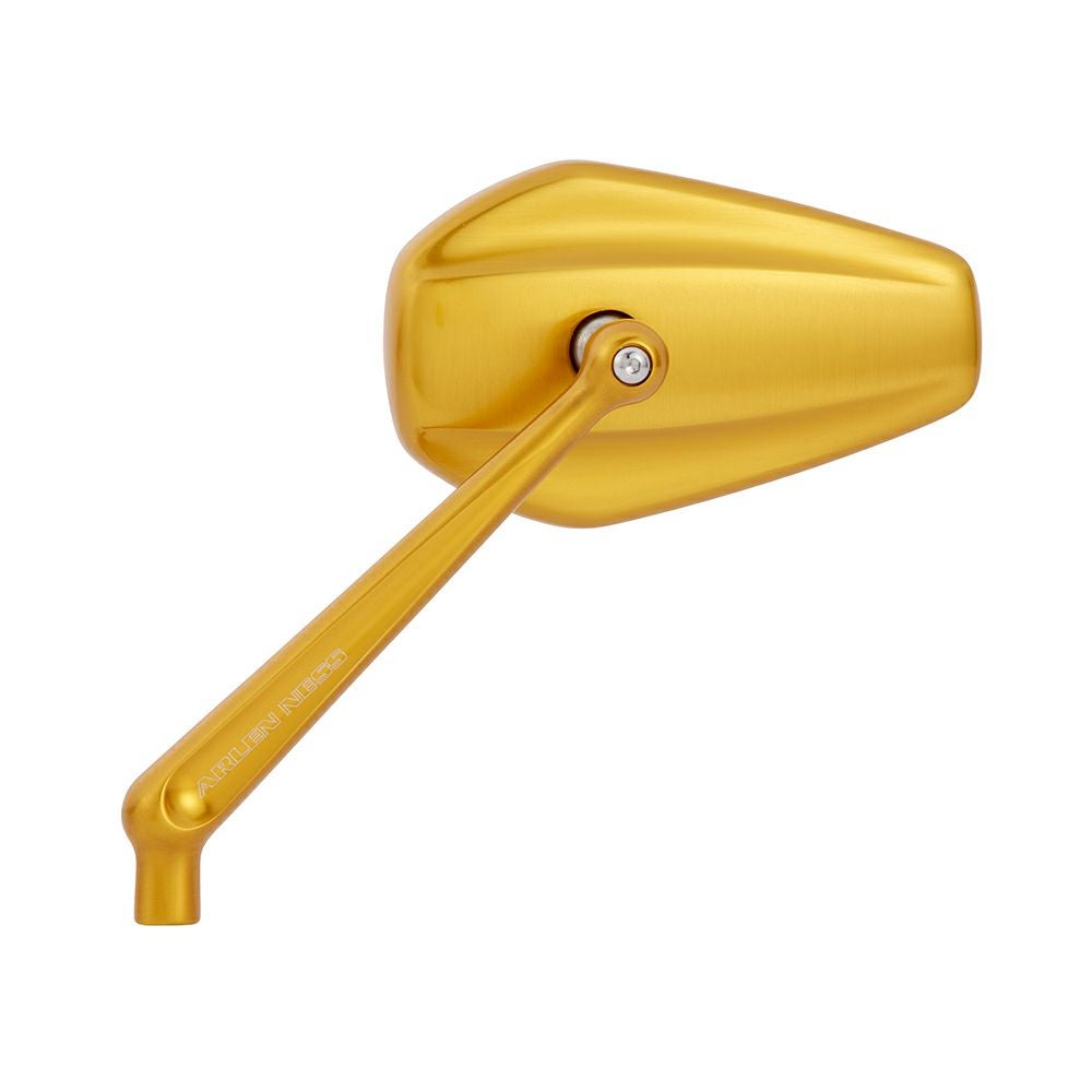 ハーレー用　アレンネス Mini Stocker ミラー ゴールド　 左右セット SALE】アレンネス Mini Stocker ミラー ゴールド 左 |ハーレーパーツ