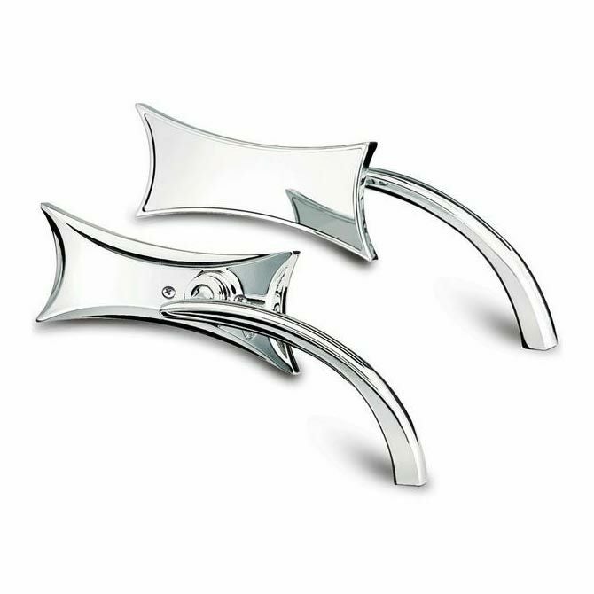 アレンネス ラッドII ティアドロップ・ミラー クローム 右 |ハーレー