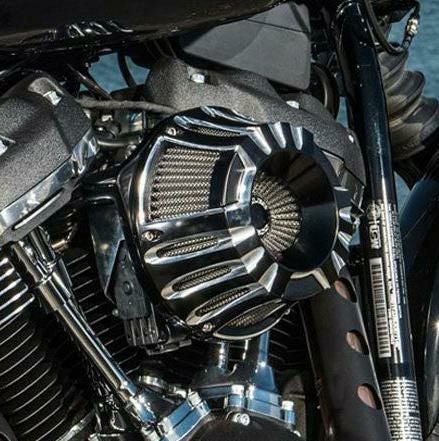 アレンネス INVERTED ハイフローエアクリーナー Deep Cut ブラック