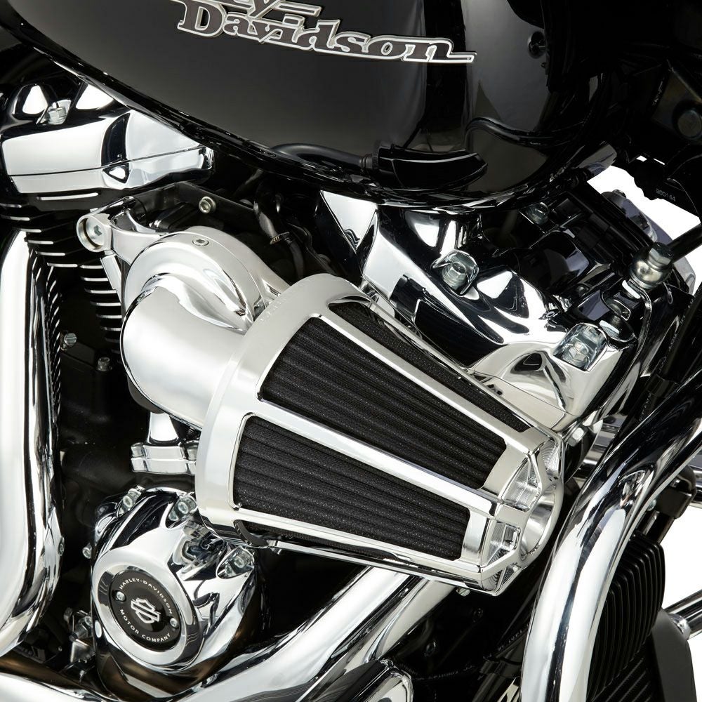 Arlenness Monster Sucker エアクリーナーキット Beveled クローム-01