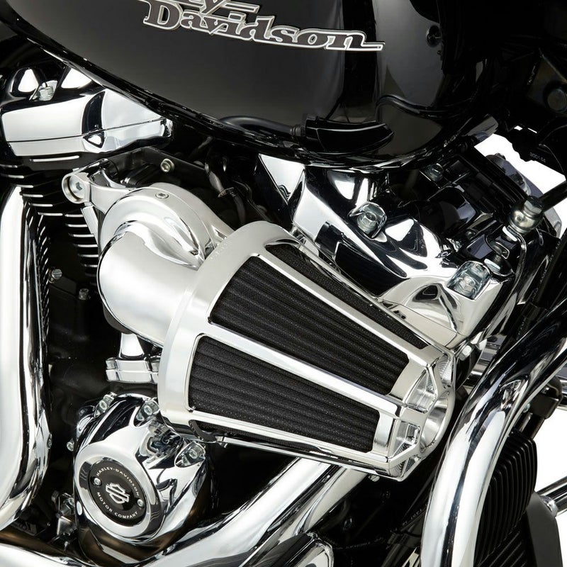 Arlenness Monster Sucker エアクリーナーキット Beveled クローム-01