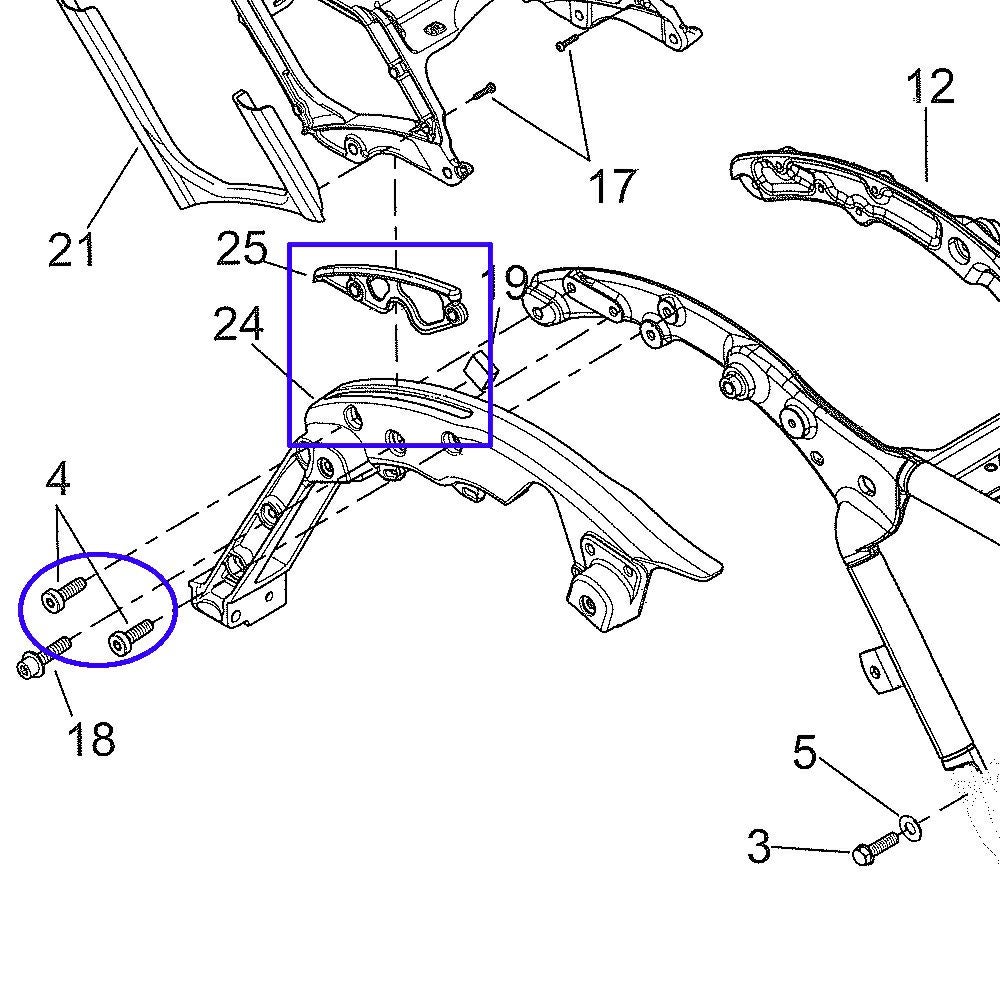 Khrome Werks シーシーバーサイドプレート ブラック-02