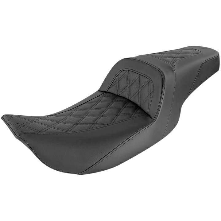 Saddlemen ステップアップ・2UPシート フロントLSステッチ ハーレー