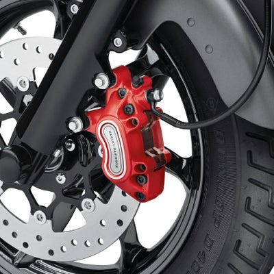 フロントブレーキキャリパーキット シングルディスク用 レッド 