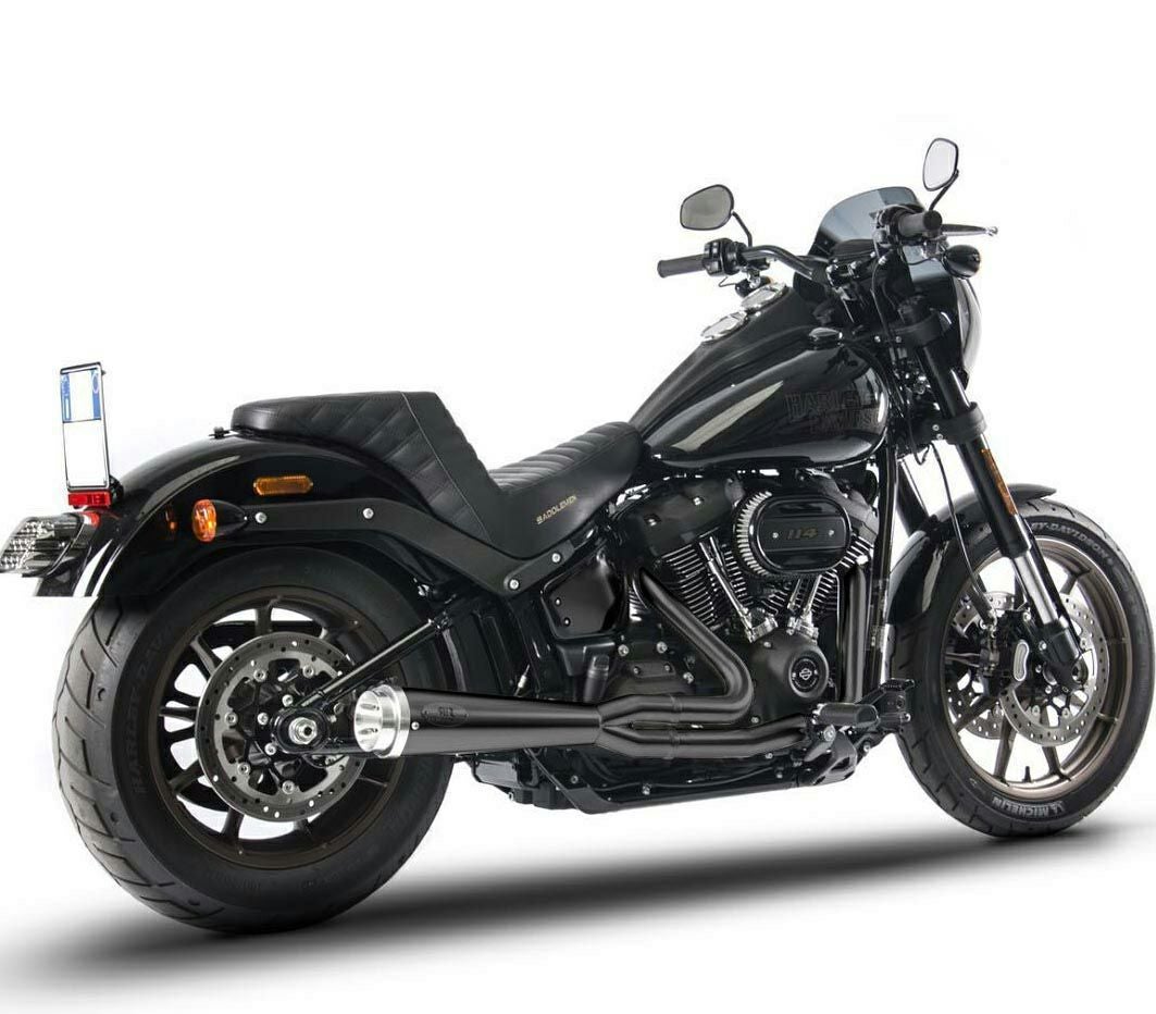 RED THUNDERエキゾースト　RACINGエディション フルエキ セラミック・ブラック M8-SOFTAIL用-02