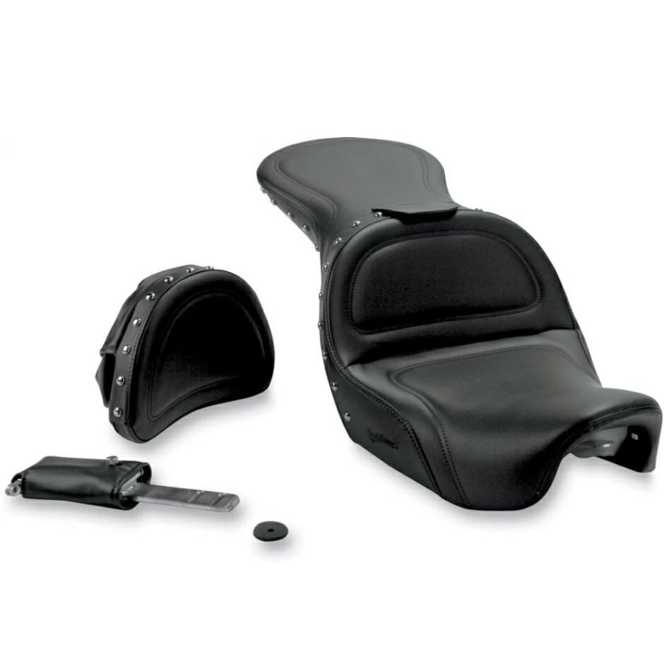 Saddlemen エクスプローラー・スペシャル 2UPシート バックレスト付-01