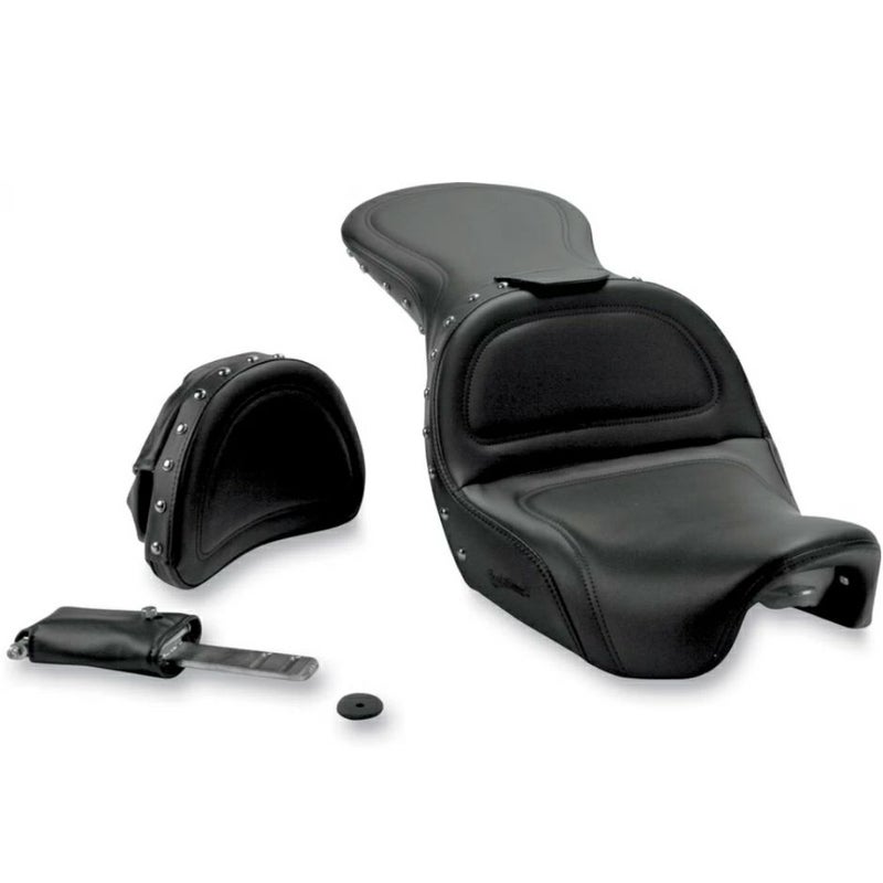 Saddlemen エクスプローラー・スペシャル 2UPシート バックレスト付-01