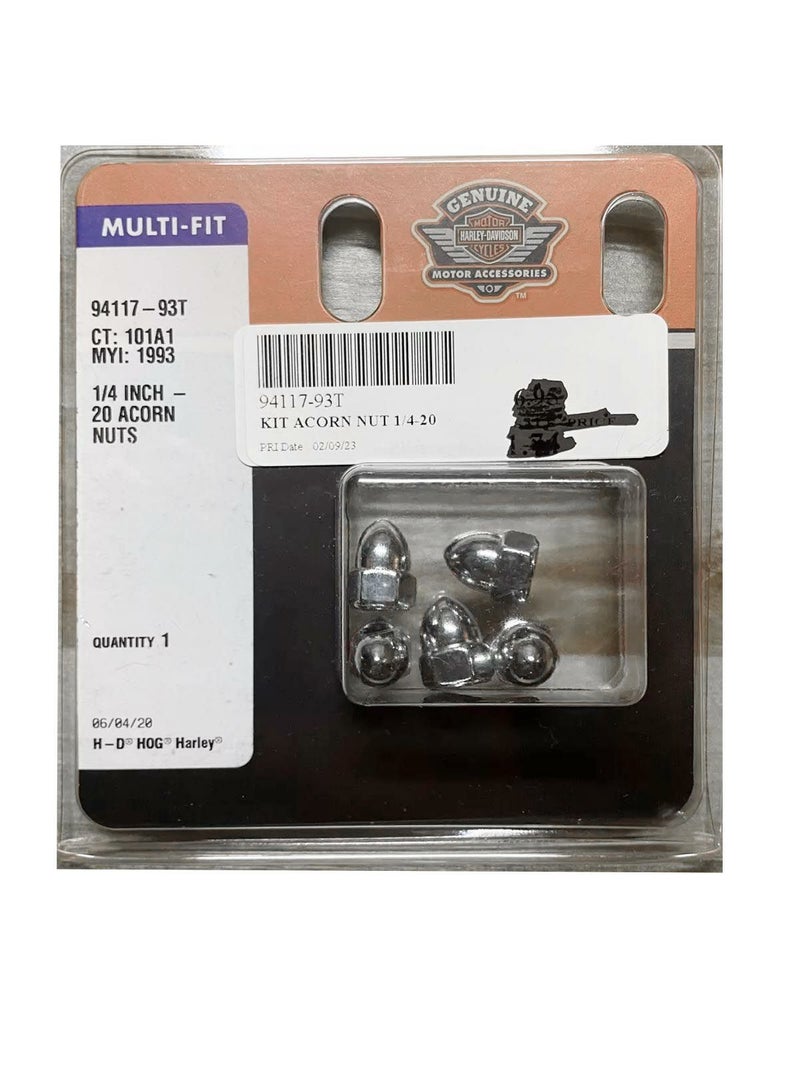 クローム アコーンナットキット 1/4-20　5個セット-01