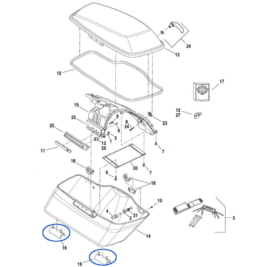 Bikers Choice サドルバッグ用クッション-02