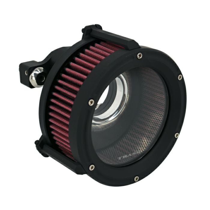 Trask Performance アサルト チャージ・ハイフローエアクリーナー ブラック-01