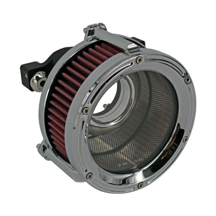 Trask Performance アサルト チャージ・ハイフローエアクリーナー クローム-01