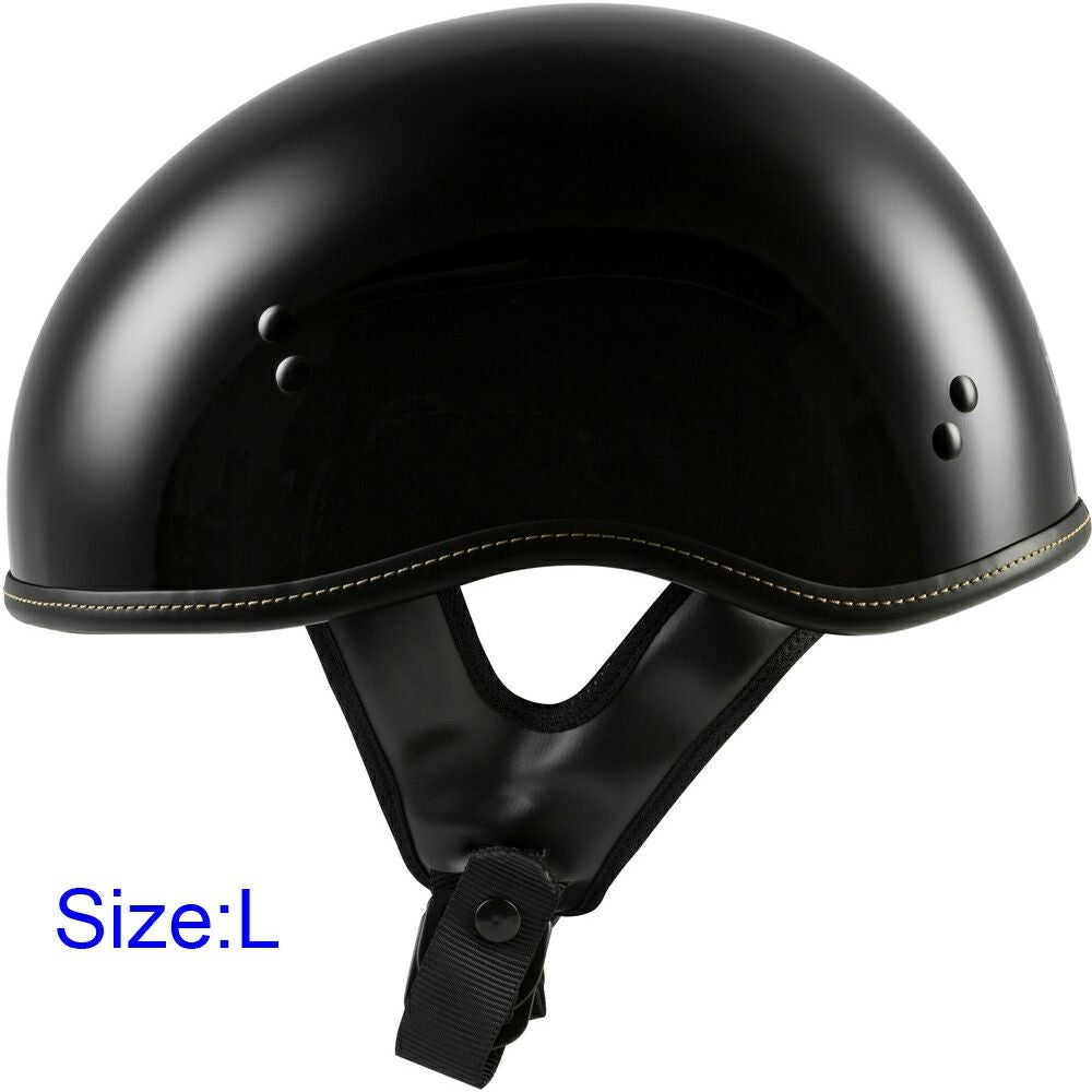 Skid Lid Original ハーフヘルメット ボンバーピンナップ シルバー L