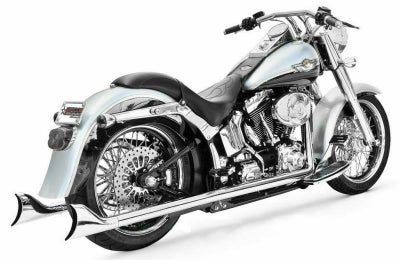 COBRA BAD HOMBRE デュアルフィッシュテールマフラー 97-06 ソフテイル 