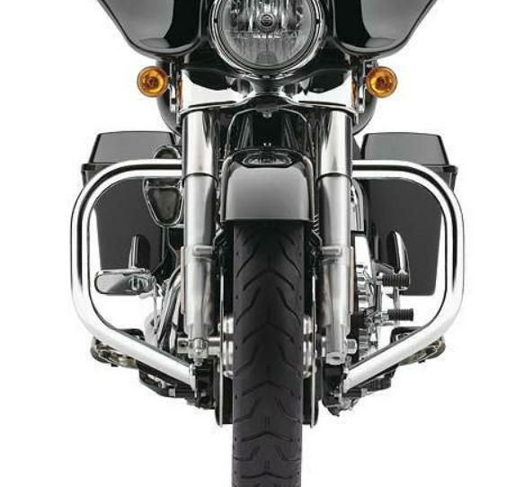 COBRA製XL883 XL1200 エンジンガード 601-2106 社外 バイク 部品 コブラ ハーレー スポーツスター 04-21年 クローム 【中古】 57 COBRA エンジンガード|ハーレーパーツメーカー