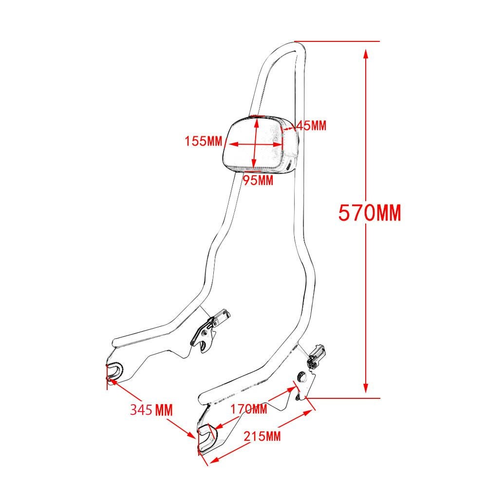 WMW デタッチャブル テーパーシーシーバー(パッド付)　FXFB/S クローム-04