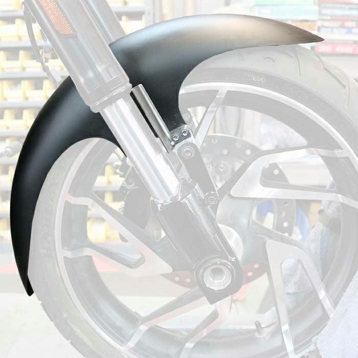 Paul Yaffe カフェ・フロントフェンダー スポーツグライド用 シルバーブラケット-02