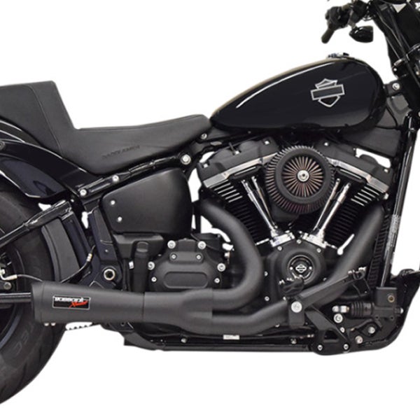 Bassani リッパー ロードレイジ2-1フルエキゾーストマフラー ブラック M8ソフテイル-01