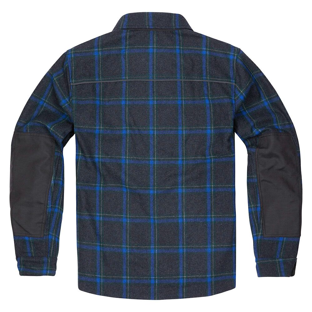 ICON アップステート ライディング・フランネルシャツ ブルー 2XL-02