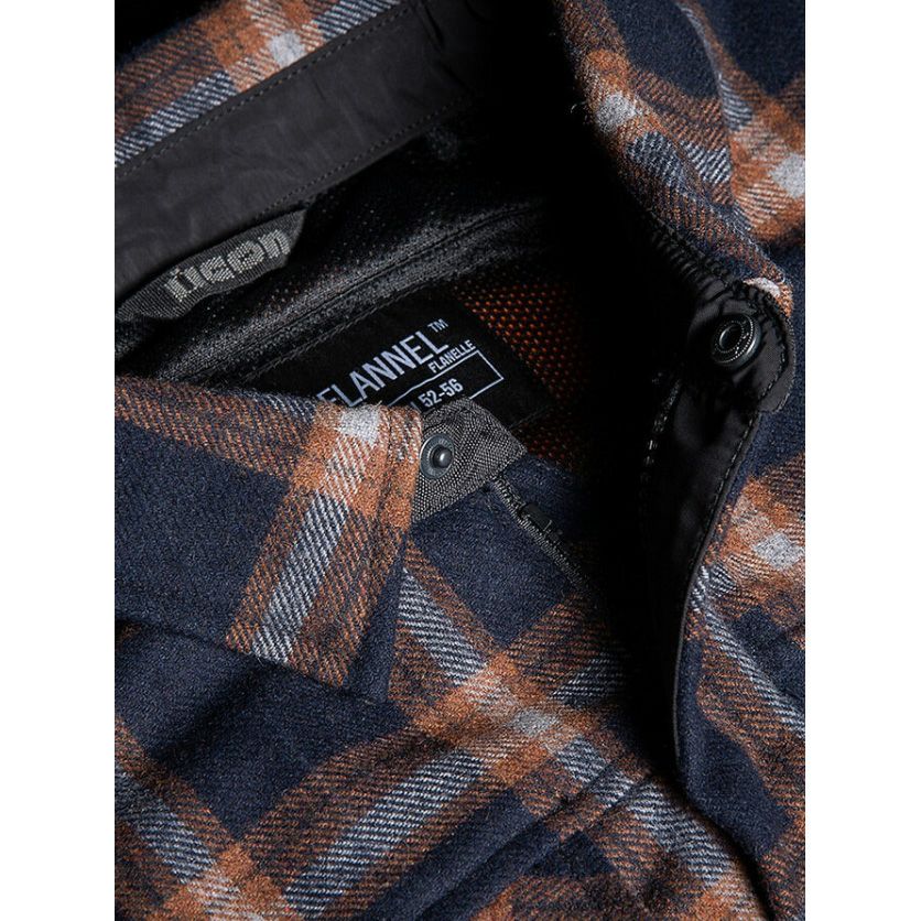 ICON アップステート ライディング・フランネルシャツ オレンジ 2XL-03