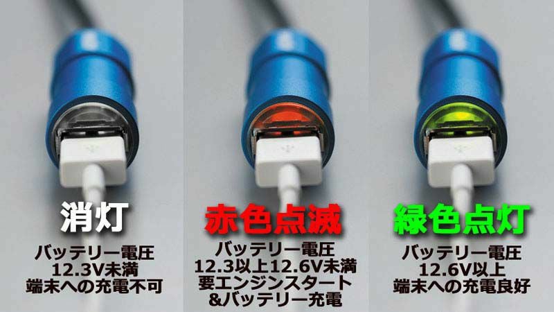 キジマ　USBチャージャー　グリーン-03