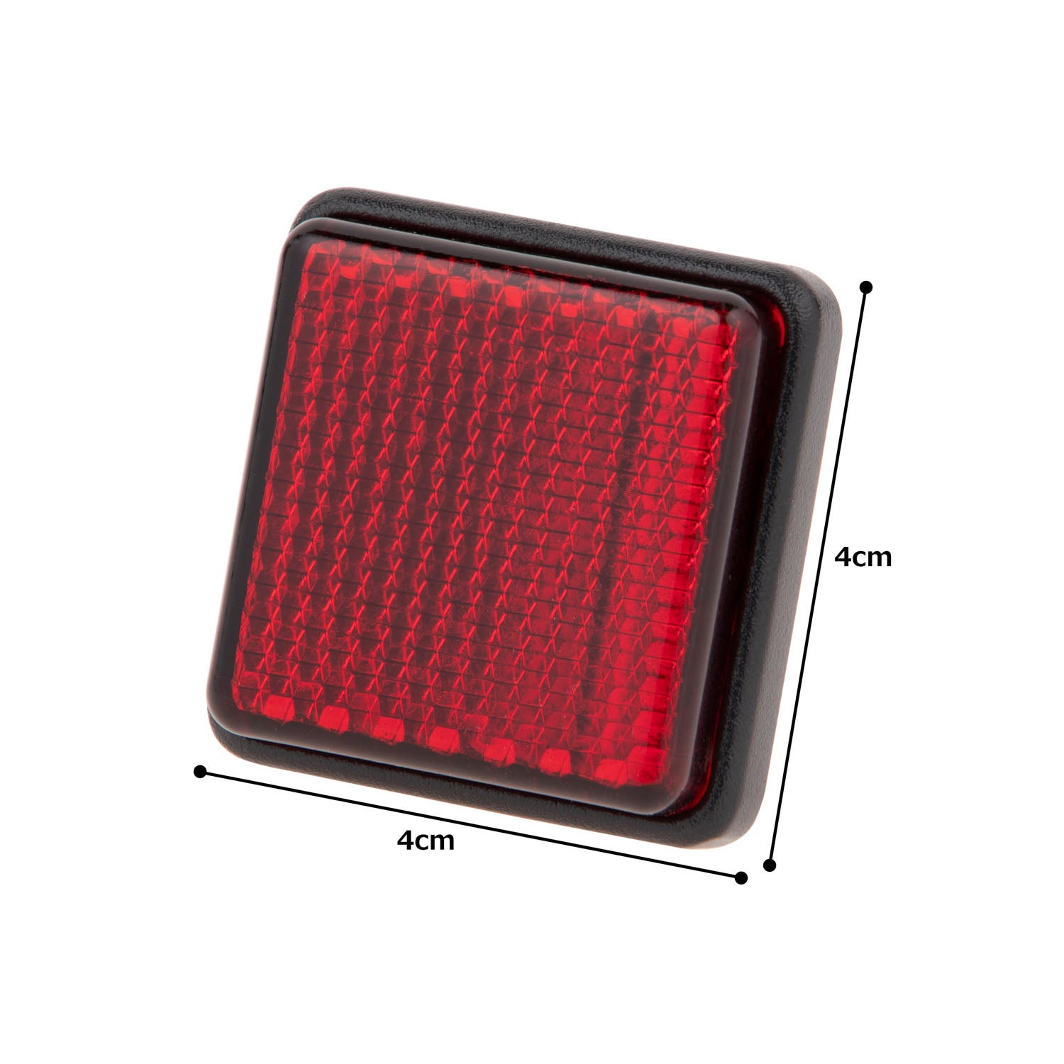 キジマ リフレクター 40x40mm ボルト止めタイプ |ハーレーパーツ専門店