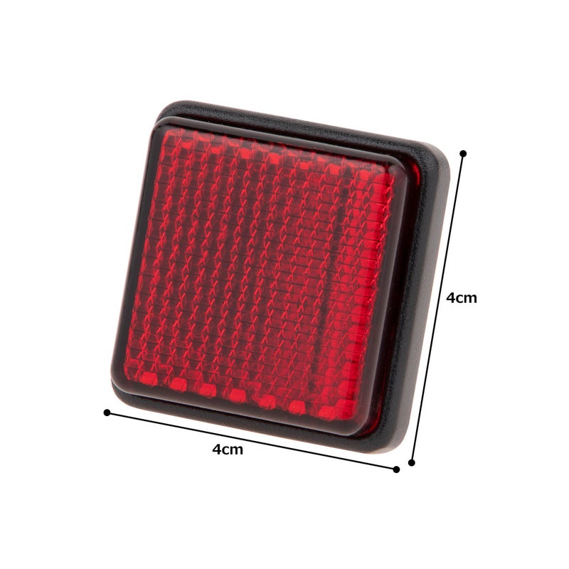 キジマ　リフレクター　40x40mm　ボルト止めタイプ-01