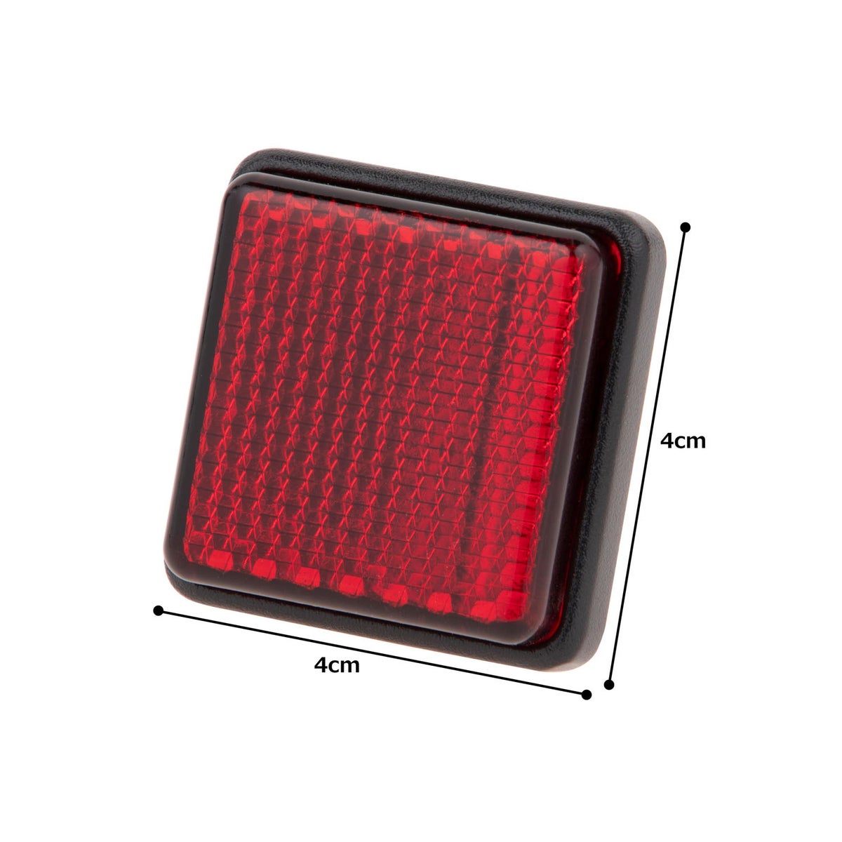 キジマ　リフレクター　40x40mm　両面テープ貼り付けタイプ-01