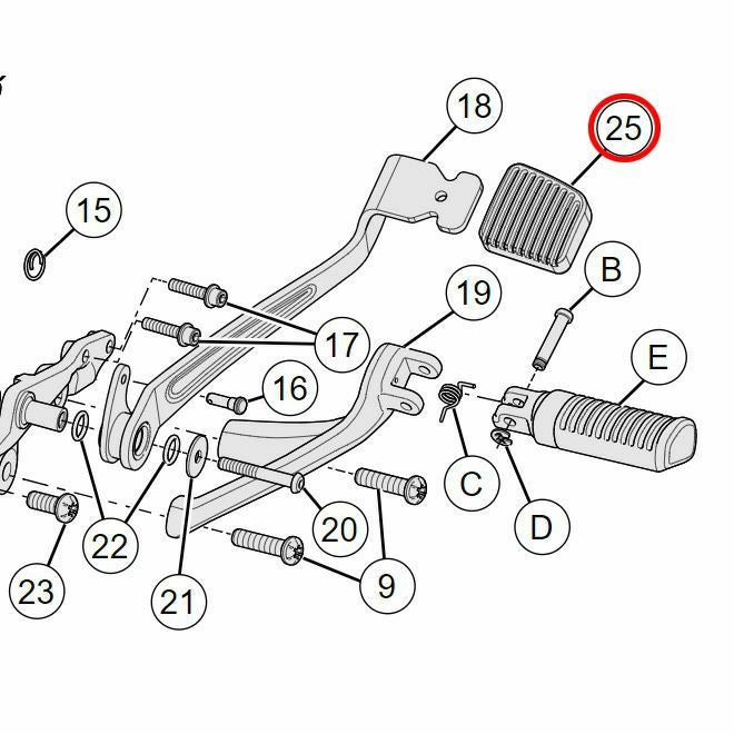 ブレーキペダル パッド-01