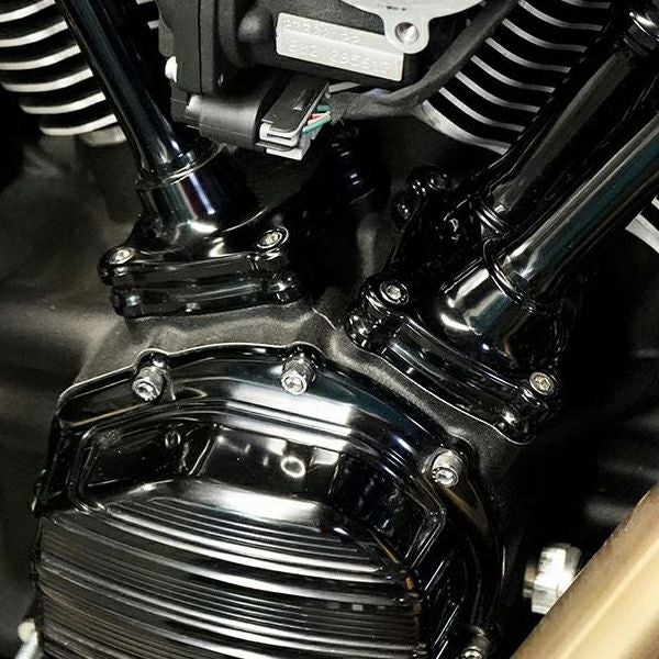 Arlen Ness 10ゲージ プッシュロッドチューブカバー M8用 ブラック