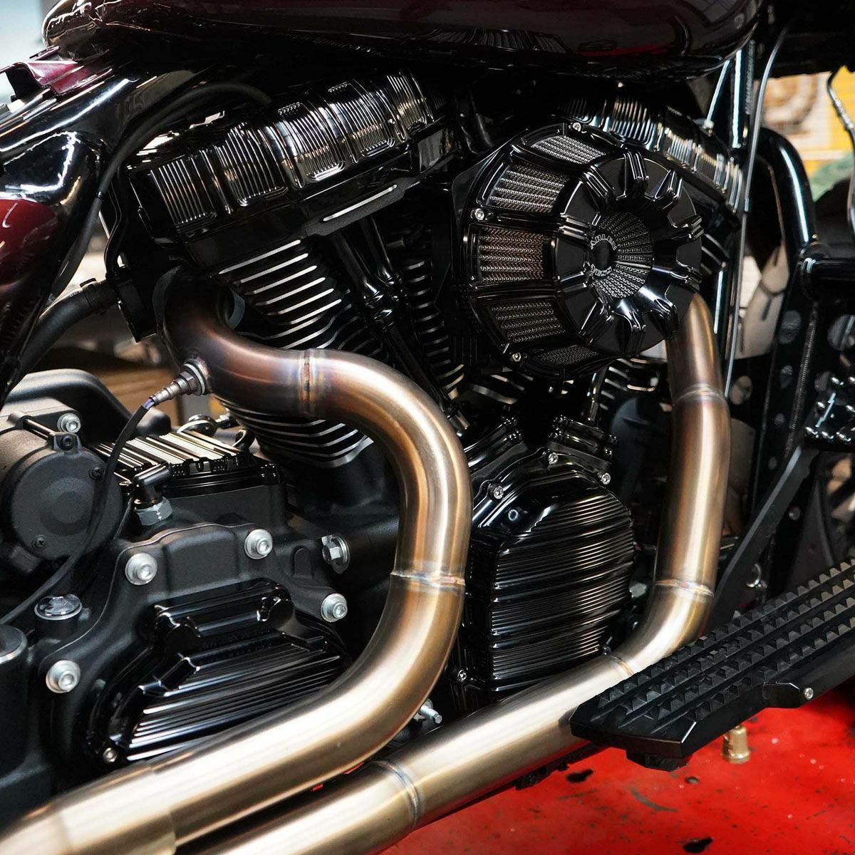 Arlen Ness 10ゲージ リフターブロック M8用 ブラックアノダイズ-05