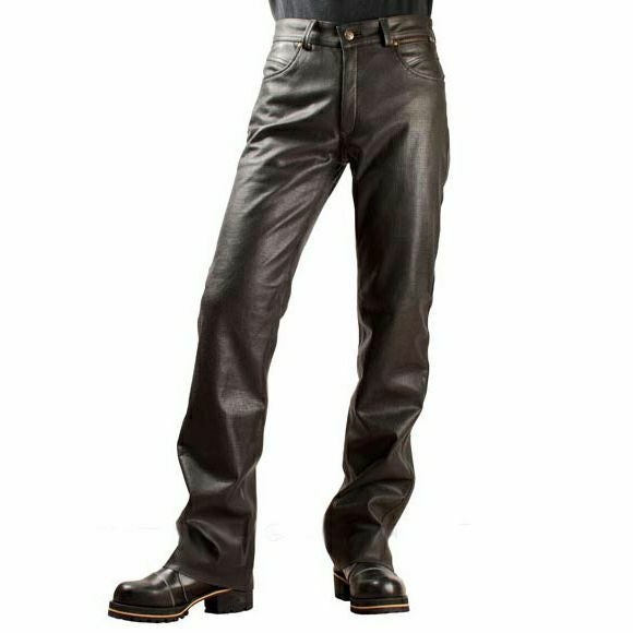 DEGNER（デグナー）パンチング・メッシュ　レザーパンツ Mサイズ-01