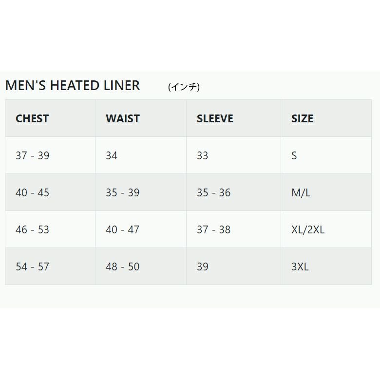 FirstGear ヒーテッド・ジャケットライナー コントローラー内蔵  メンズM-05