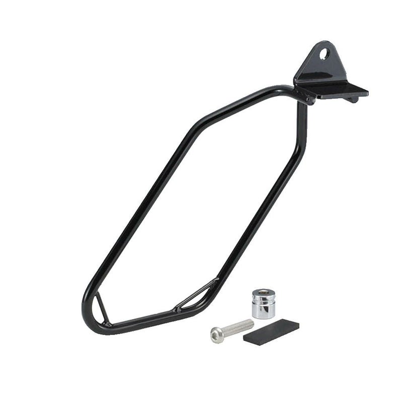 キジマ サドルバッグサポート ブラック　左側200mmタイヤ-01