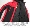 デグナー ソフトシェル・フード付ジャケット レッド/ブラック XLサイズ-05