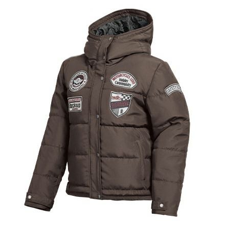 デグナー レディース・フード付ジャケット ブラウン Sサイズ-01