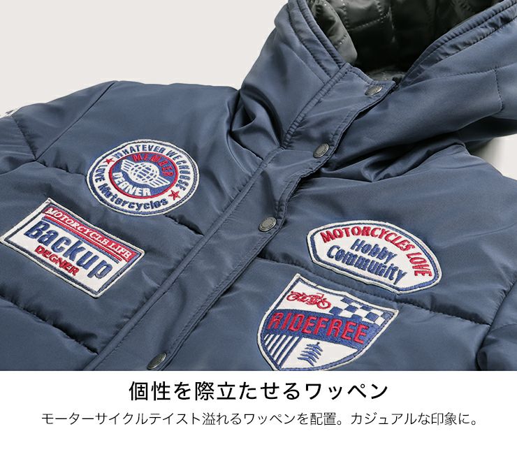 デグナー レディース・フード付ジャケット ネイビー Sサイズ-06