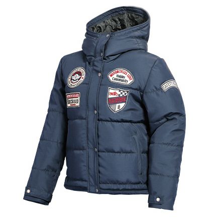 デグナー レディース・フード付ジャケット ネイビー Mサイズ-01