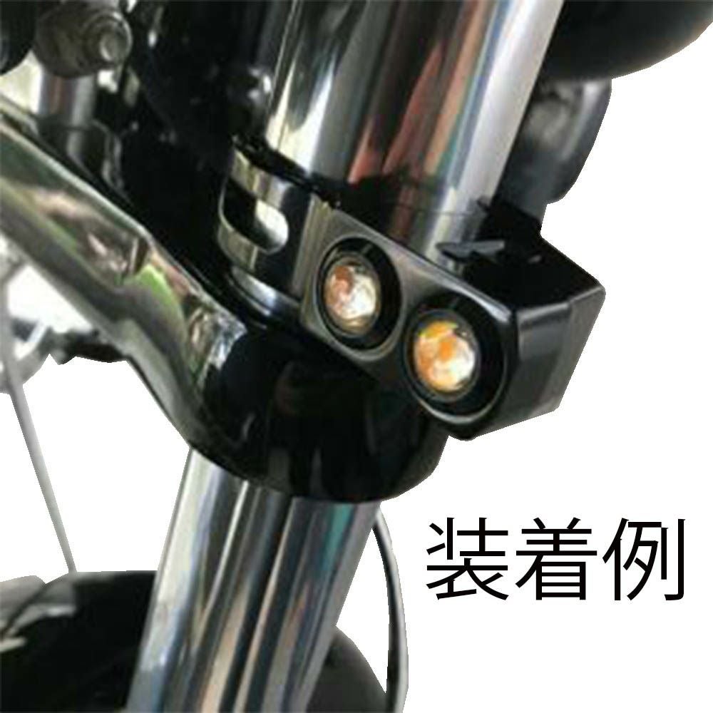 Joker Machine Rat Eye フォークマウント　ウインカー　39mmフォーク用　クローム-02