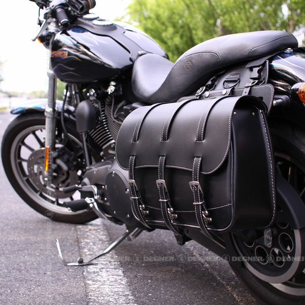 デグナー(DEGNER) ラージ本革サドルバッグ クラシックタイプ タン-07