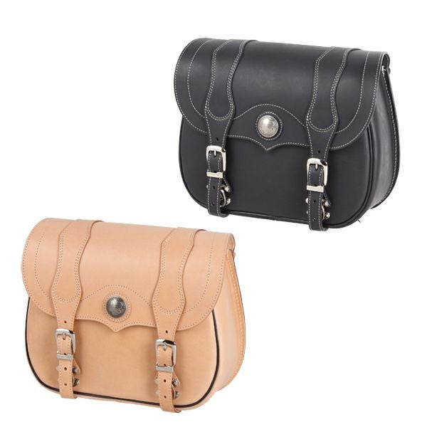 デグナー(DEGNER) SB-24 本革サドルバッグ ナローフォルム ブラック-02