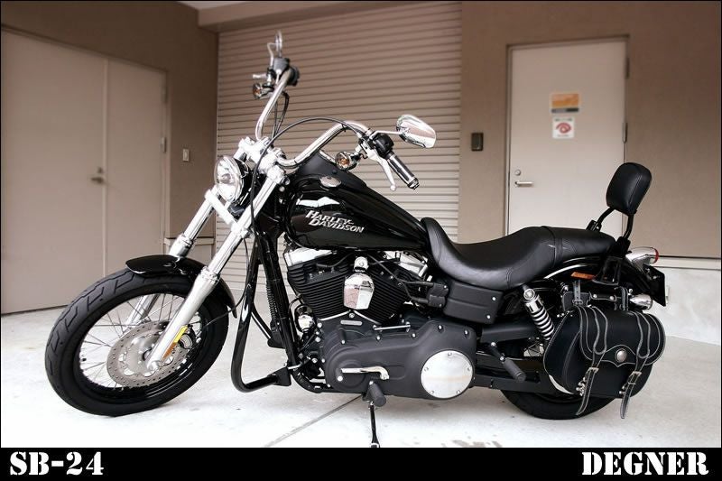 デグナー(DEGNER) SB-24 本革サドルバッグ ナローフォルム ブラック-08