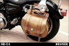 デグナー(DEGNER) SB-24 本革サドルバッグ ナローフォルム タン-09