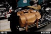 デグナー(DEGNER) マフラー側　本革サドルバッグ タン-07