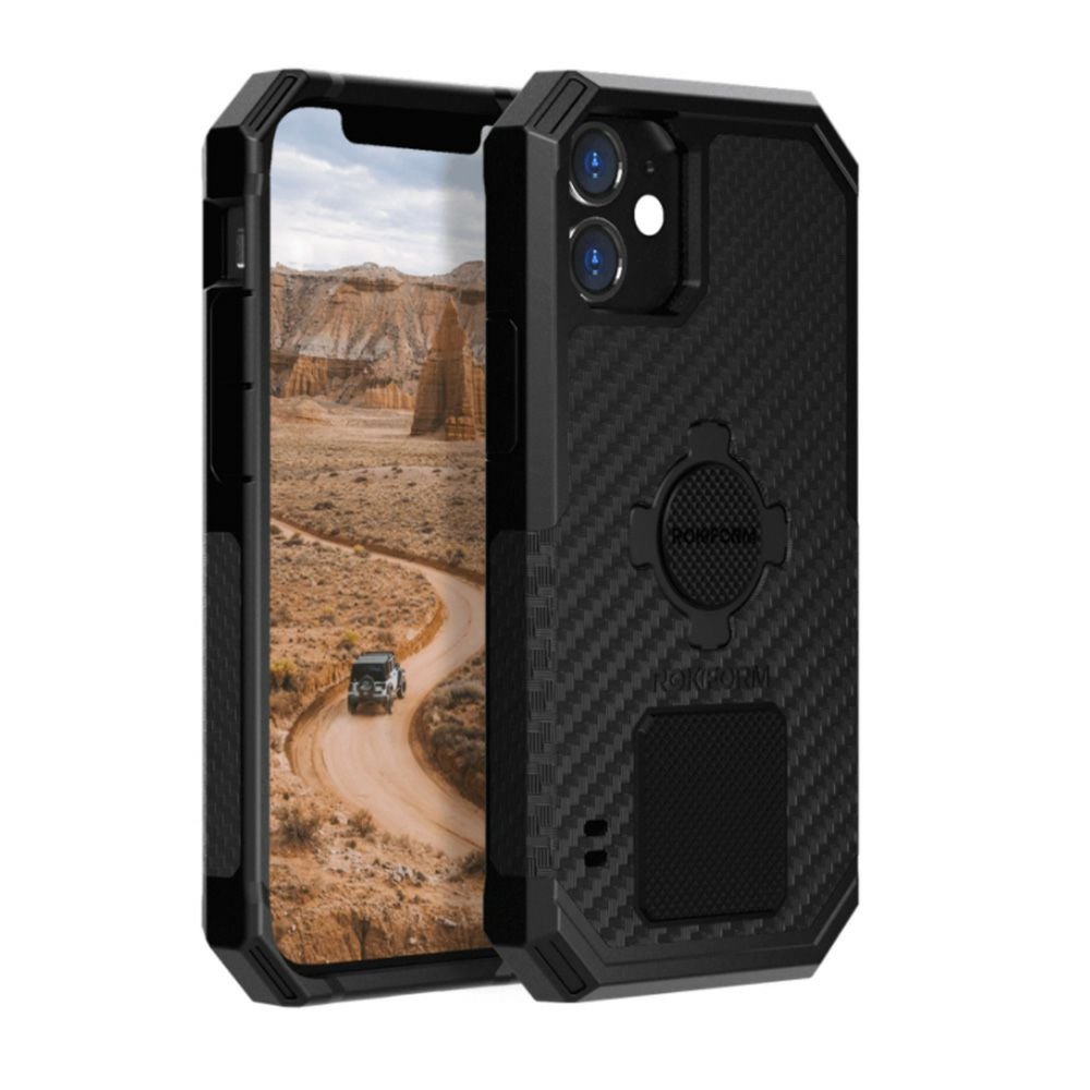 ROKFORM iPhone12 mini Rugged バイク用スマホホルダー ブラック