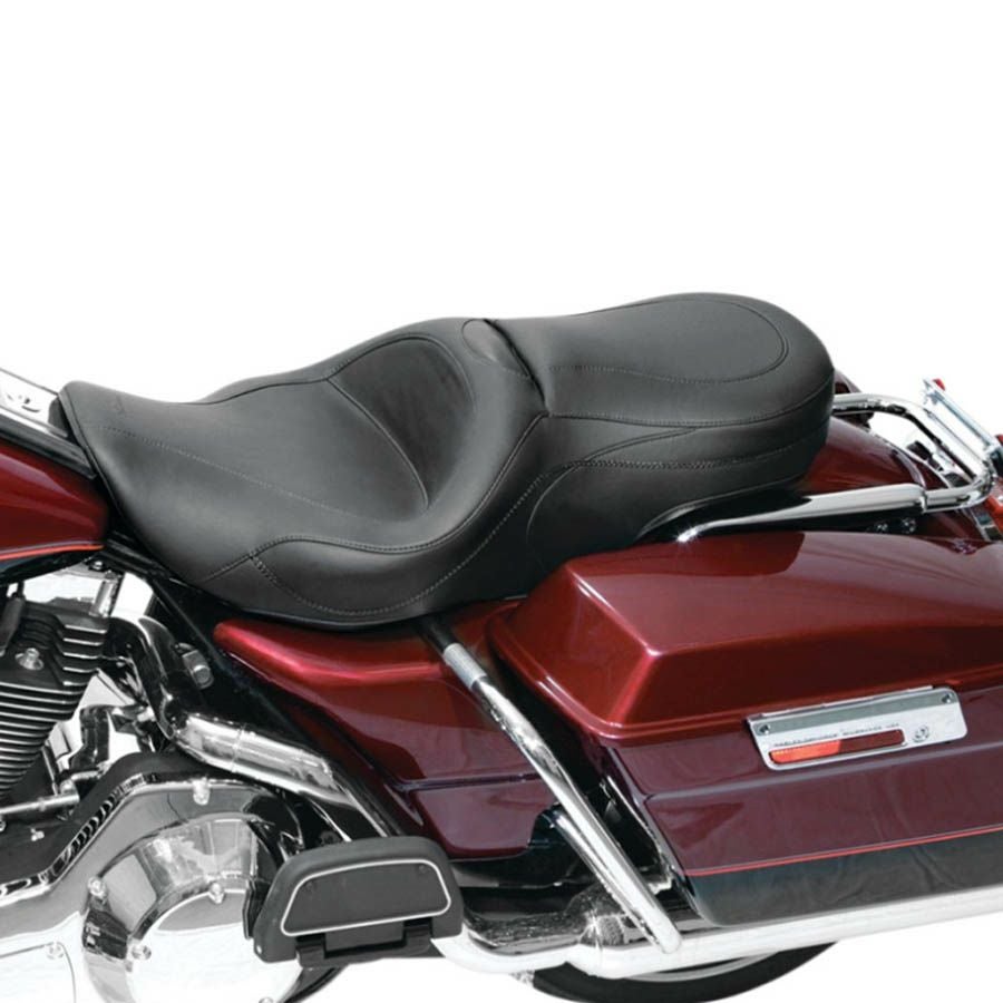 こ*う様 Mustang　ソロシート　ハーレーツーリングモデル用 マスタング デラックスツーリング・ソロシート バックレスト付