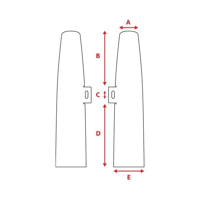 MCS フォークシュラウド 39mmフォーク用 クローム　スポーツスター-02