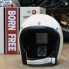 BORN FREE ヴィンテージスタイル ヘルメット アイボリー XL/XXL-09