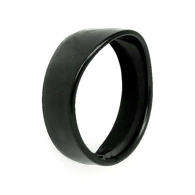 MCS バイザースタイル 5-3/4インチヘッドライトトリムリング　ブラック-01